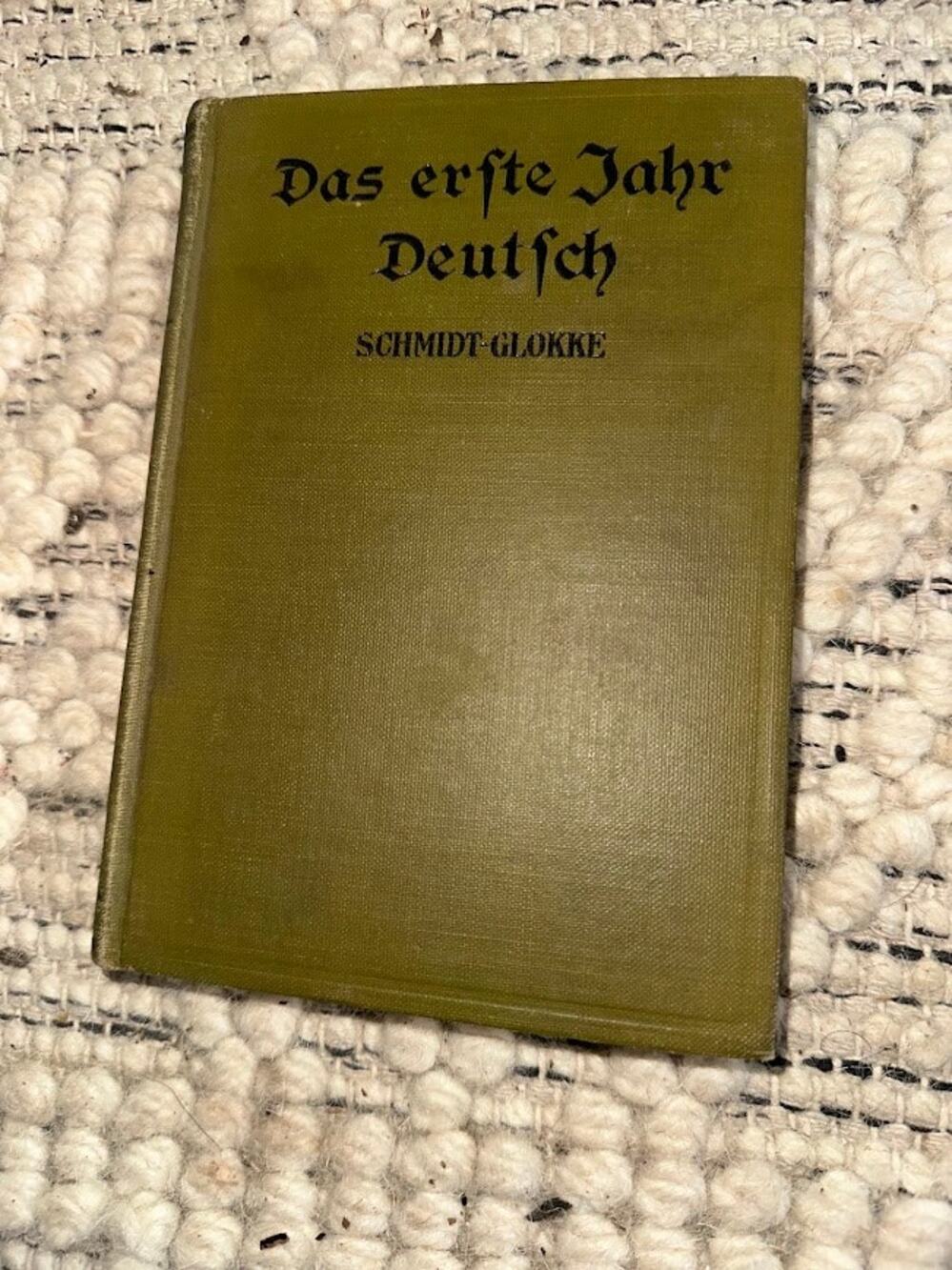 Antique 1923 Das Erste Jahr Deutsch Schmidt-Glocke German Textbook Illustrated